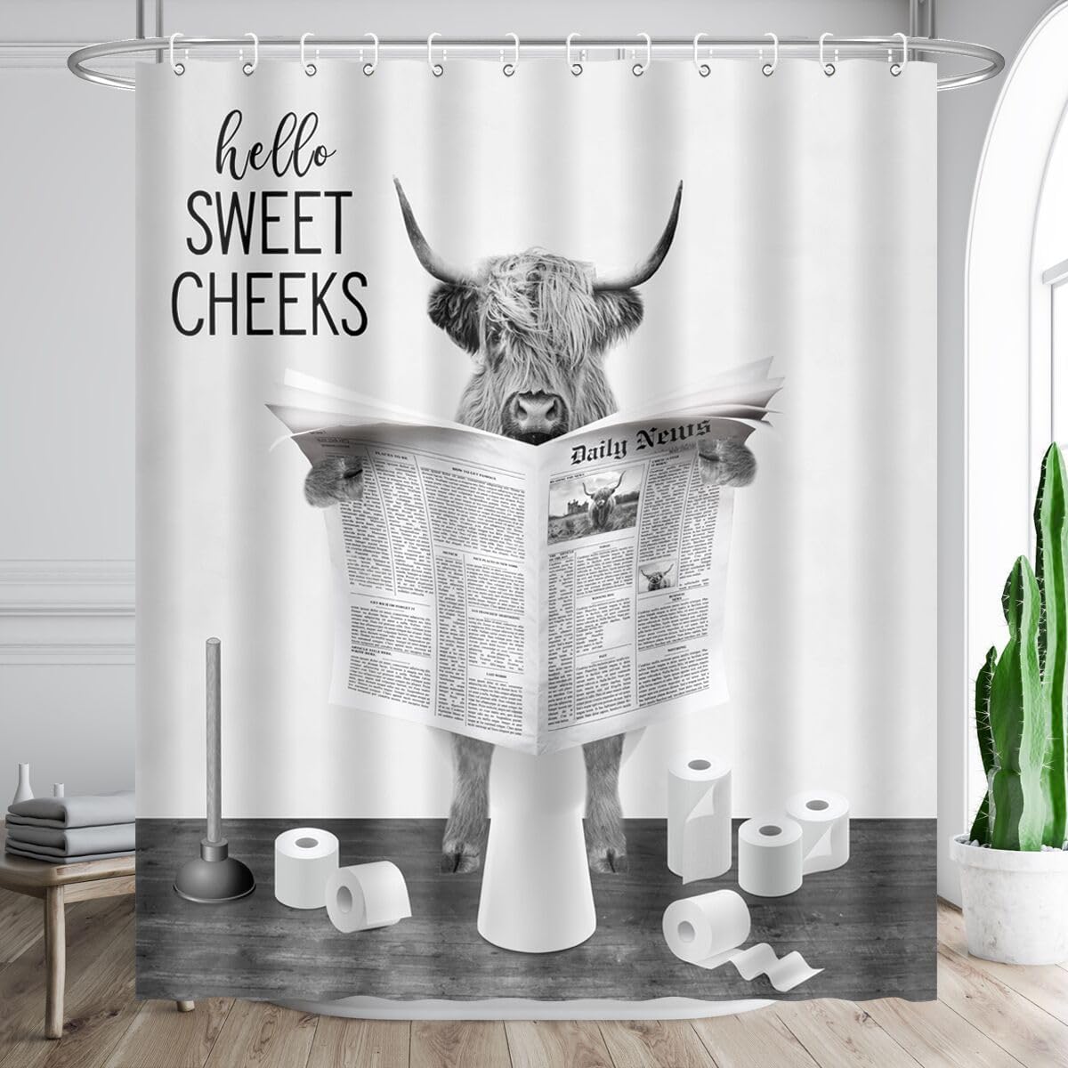 

Rustic Wooden Board Shower Curtain Farmhouse Barn Door Blue Teal Floor Vintage Wood Waterproof Polyester Fabric Bathroom Decor W60H190(CM)-1 Pcs