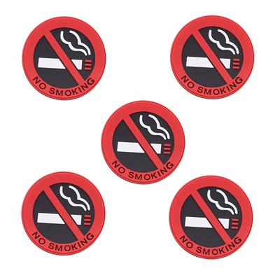 5 Pcs Non Smoking Car Stickers, Non Smoking Car Stickers, No Smoking Sign Stickers