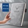 Soft Leather Business Notebook for Meetings & Notes - Thickened Cover