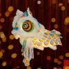 2026 Chinese New Year Lion Dance Lantern Waterproof Ancient Handmade Lantern DIY Material Package With Tassel Luminous Lantern