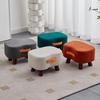 Padded Cat Scratch Fabric Ottoman Stool