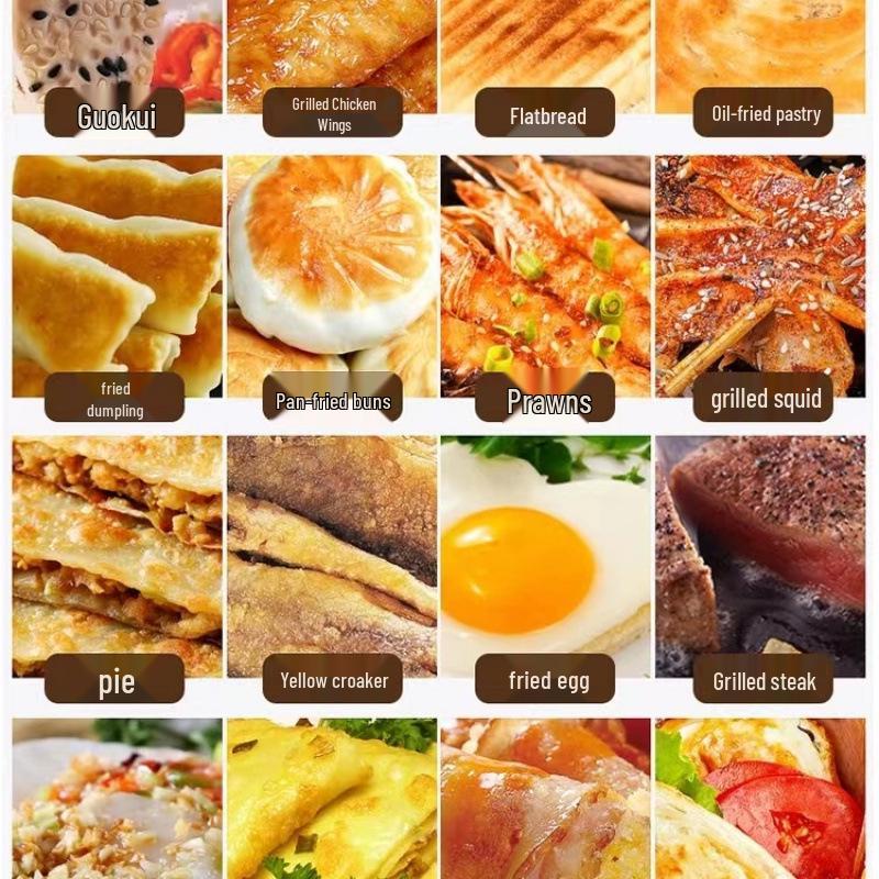 Large Multifunctional Double-Sided Electric Griddle with Deepened Design