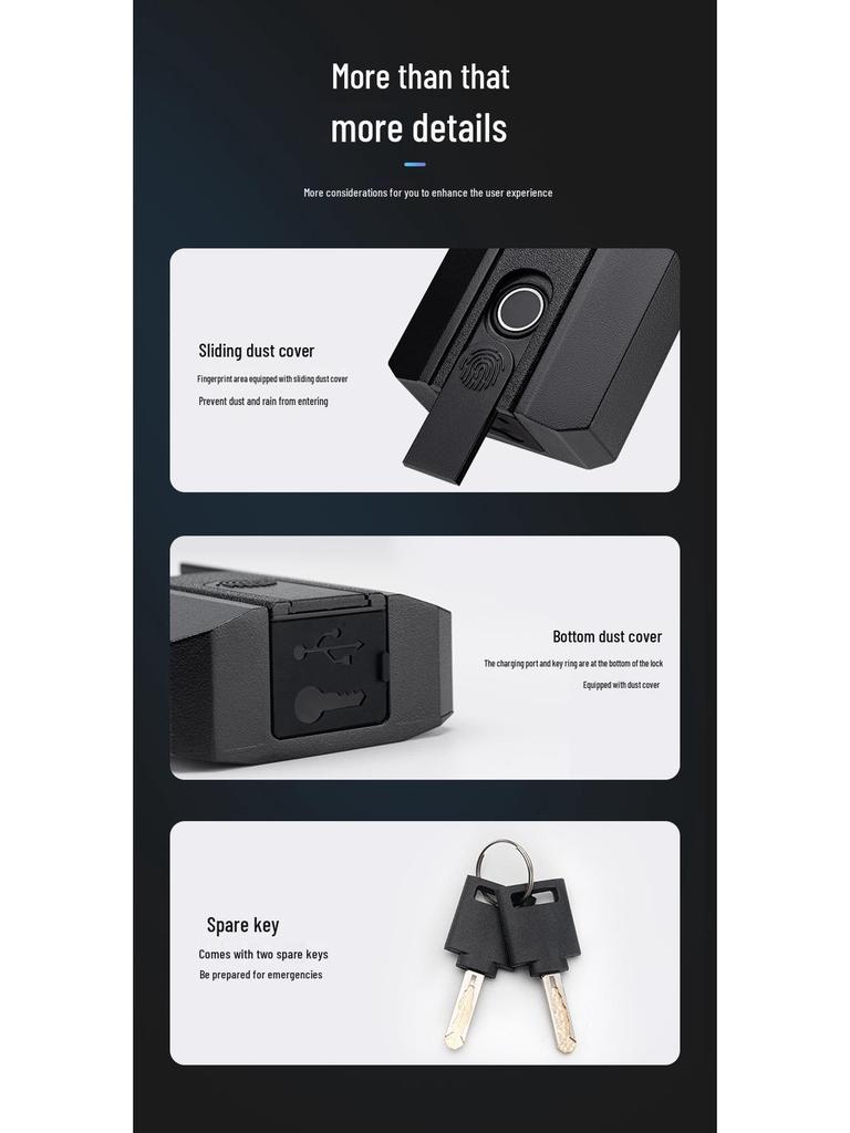 TTLOCK All-in-One Smart Lock: Fingerprint, Password, Bluetooth Remote, Waterproof for Home & Shop.