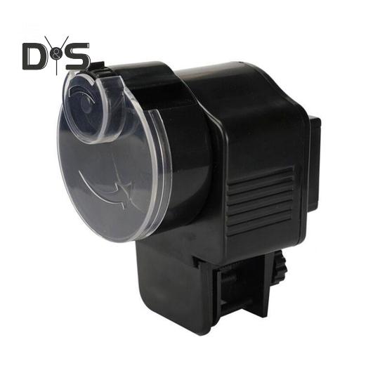 Automatischer Fischfutterspender für Aquarien, 60 ml, automatischer Fischfutterspender, batteriebetriebener Fischfutterspender für Fische und Schildkrötenbecken