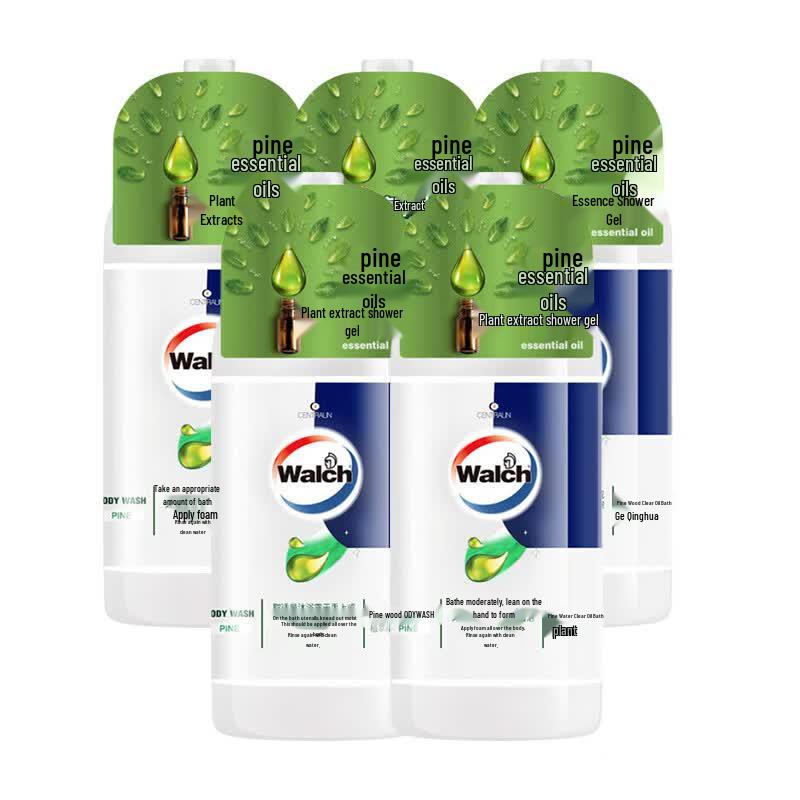 Walch Pine Essential Oil Shower Gel (5x300ml)