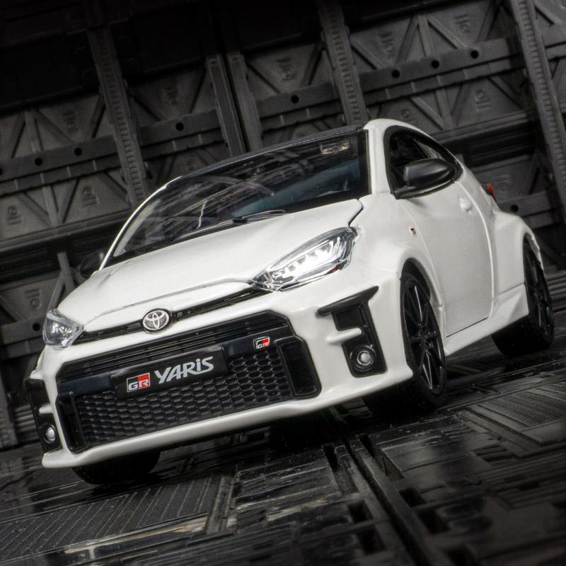 Maisto 1/24 GR Toyota Yaris Alloy Car Model Diecasts Metal Vehicles Car Model High Simulation Miniature Scale Childrens Toy Gift