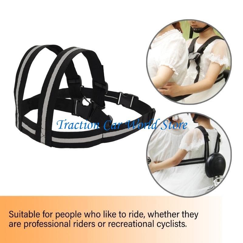 L9BC Adjustable Safety Harness Child Safe Riding Harness Polyester Hardness Child Protections Belt for Motorcycle Riding
