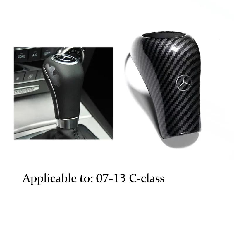 

GLC GLB Carbon Fiber Car Shift Lever Cover Sticker Decorative Accessories For Mercedes Benz AMG W203 W206 W220 W205 W211 W212 W