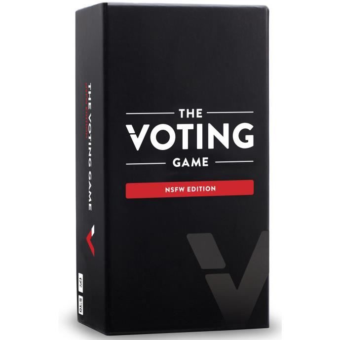 Jeu de société - The Voting Game - Édition NSFW - Pour adultes - Vote anonyme - Amusement garanti