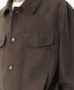 Musinsa Standard Synthetic Suede Minimal Trucker Jacket [Brown]