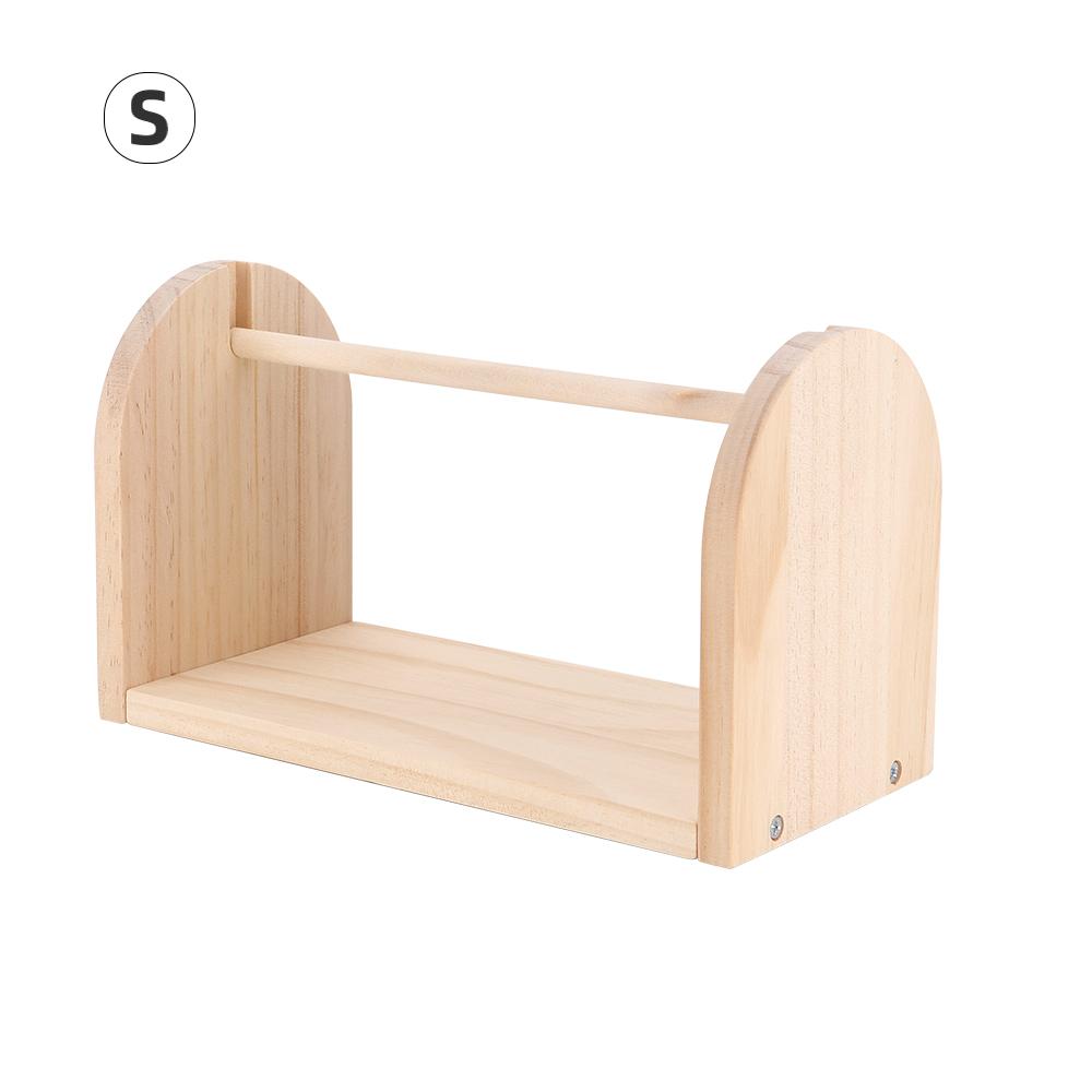 1pcs Wooden Yarn Spool Holder Frame, Weaving Yarn Storage Rack, Easy Removable Rotating Spinner, Manual Crochet & Knitting Tool