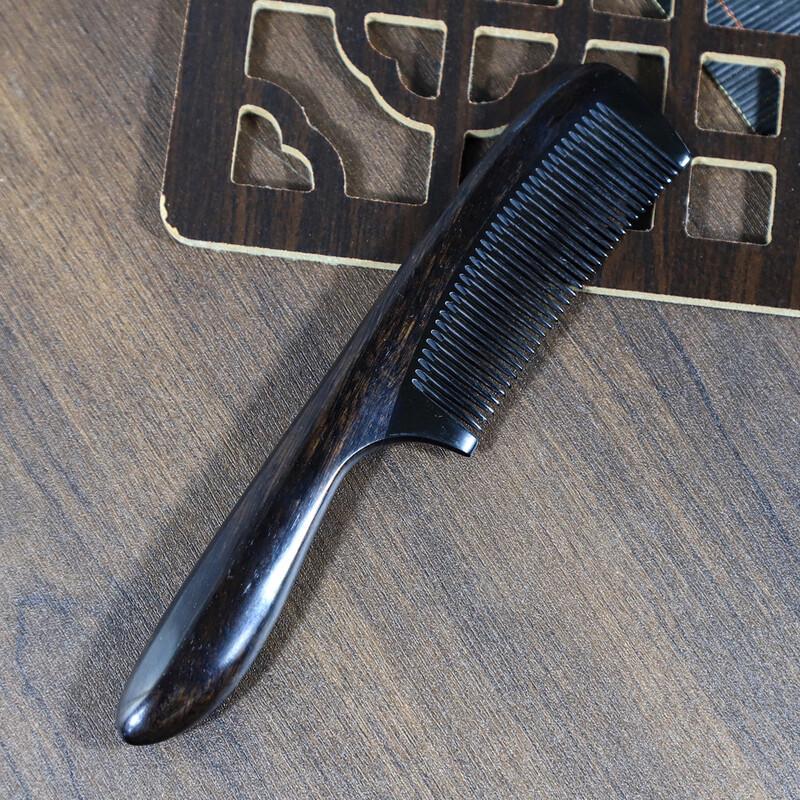 Baiduoyang Purple Sandalwood Sheep Horn Hair Comb