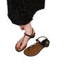 Niche thick heel French toe sandals fairy shoes 2025 new summer black temperament with skirt Roman shoes