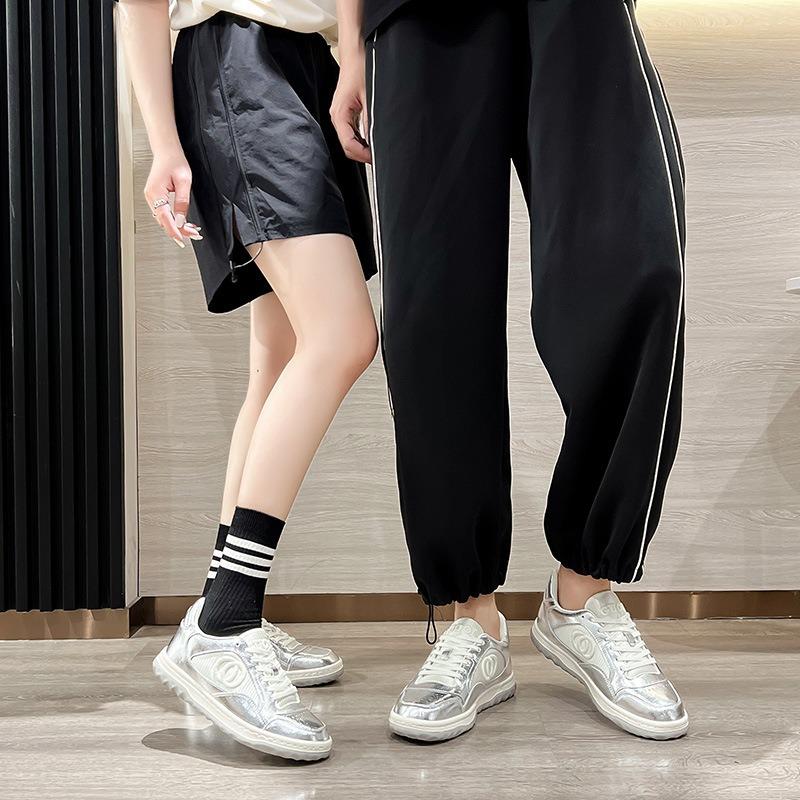 Little white shoes women's new leather breathable versatile board shoes color matching running casual sports shoes tide