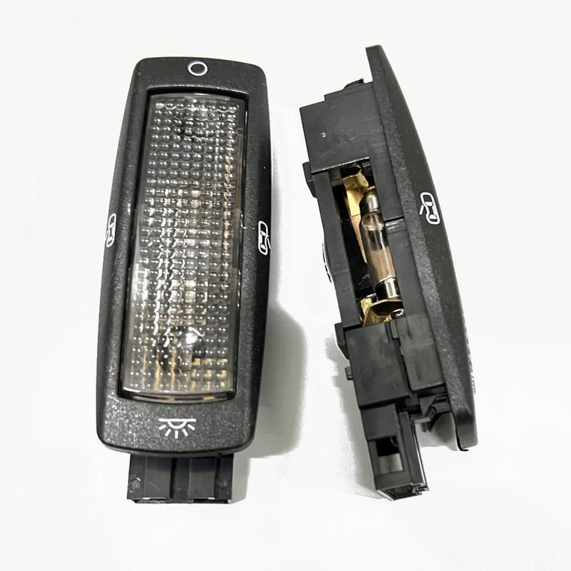 2pcs Black Interior Reading Light Lamp For VW Golf Jetta Bora Caddy Scirocco for SEAT Leon Toledo 3BD947291
