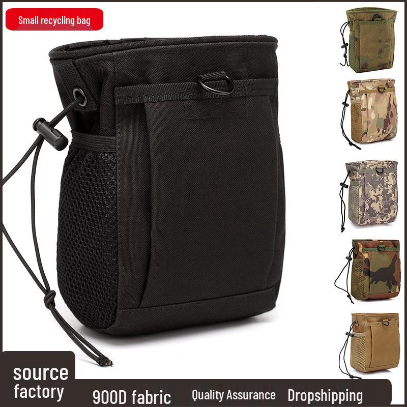 

Військова тактична поясна сумка - Маленька сумка Molle для кемпінгу та використання на відкритому повітрі Black