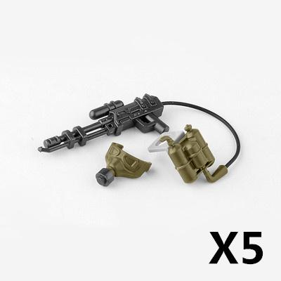 Militärisches Baustein-Soldatenfiguren-Zubehör Zelt Ölfass Sandsack Waffe Kiste Armee Bausteine Geschenk Spielzeug Kinder J034