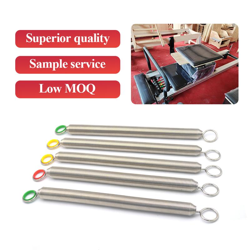 Yoga High Strength 5pcs Pilate Reformer Spring Equipment Accessories Tension Spring Pilate Core Bed Music Wire Springs Spring