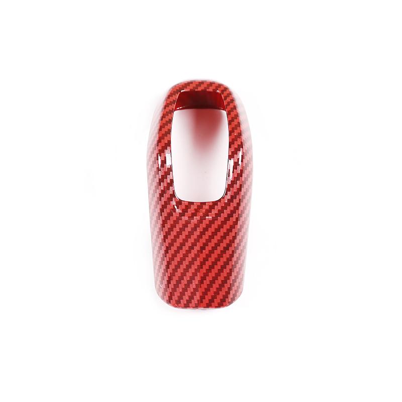 

For Land Rover Range Rover Sport 2014 2015 2016 2017 2018 2019 2020 2021 ABS Carbon Fiber/Black Car Gear Shift Knob Cover Trim 2018-2021