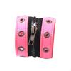Gothic Zipper Wristband Costume Accessories Wide Bangle PU Leather Bracelet for , Cosplay, Holiday