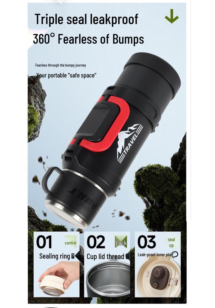 Large Portable Thermos Flask Water Bottle - Outdoor & Household Hot Water Cup