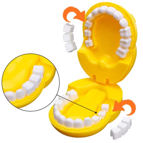 Teeth Brushing Toy, Detachable Giraffe Educational Toy for Preschool, Role-play Toy, Tooth Model Toy, Fun Educational Game with Toothbrush Toy for Kid