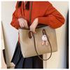 Faux Leather Tote Bag for Women Large Capacity Shoulder Handbag