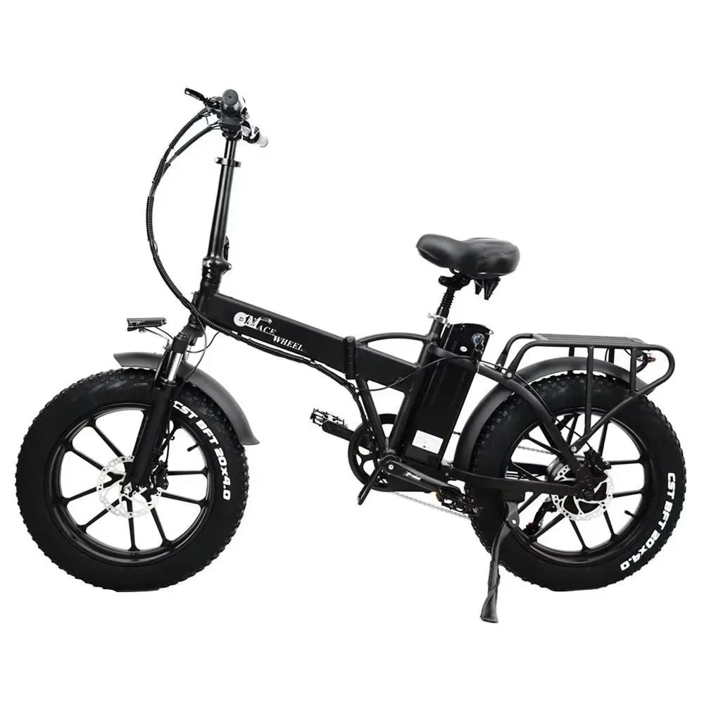 CMACEWHEEL GW20 48V18AH Lithium Battery Electric Bike Adult 20*4 Inch Fat Tire Mountain City Electric Bicycle