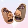 Capybara Home Shoes Non-slip Children's Slippers Cartoon Kids Slippers  for Boys and Girls