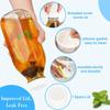 2PCS 32OZ Glass Milk Bottle Sealed Glass Water Jug Creative Milk Pitcher  Office