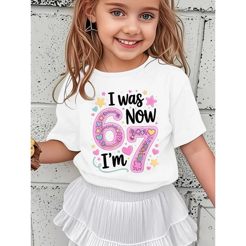 Kids Easter Bunny Print Cotton Tshirt Girls Casual Short Sleeve Tshirts Childrens Cartoon Clothing Fashion 67 Sxi Seven