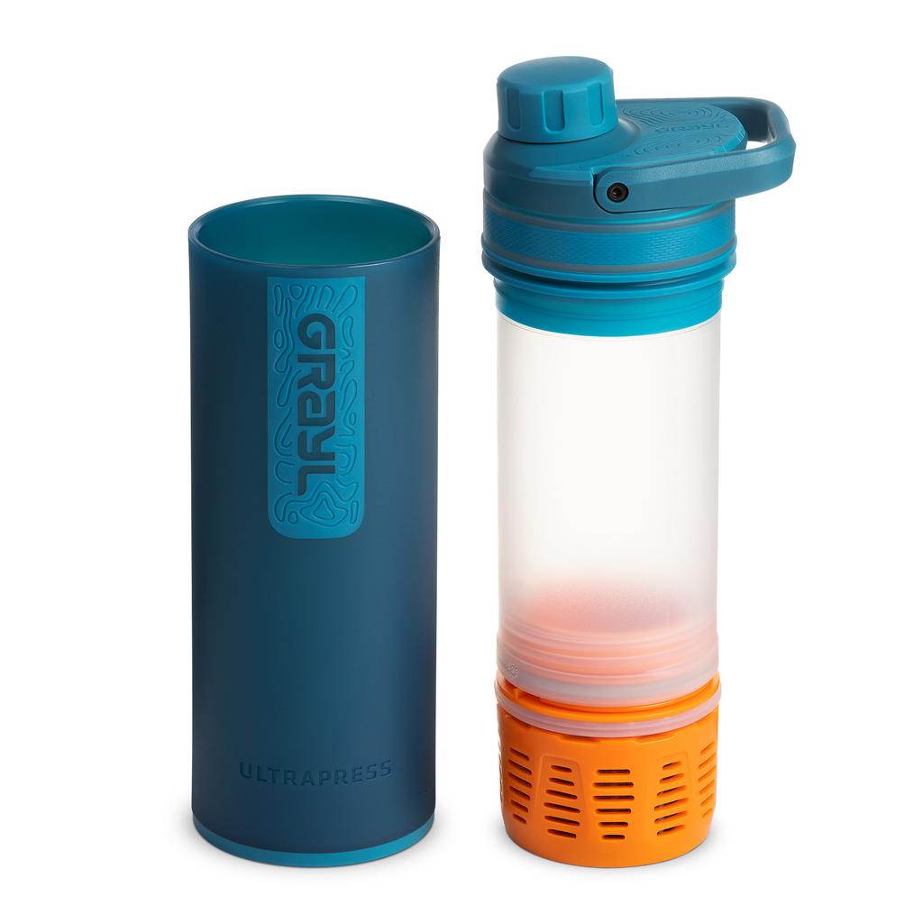 Geuleil Portable Water Purifying Bottle Ultrapress (500Ml)_Blue