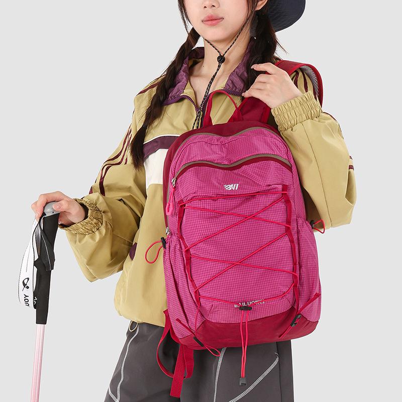 Schoolbag1011 New Outdoor Mountaineering Bag Lightweight Backpack Men's and Women's Mountaineering Cycling Hiking Backpack