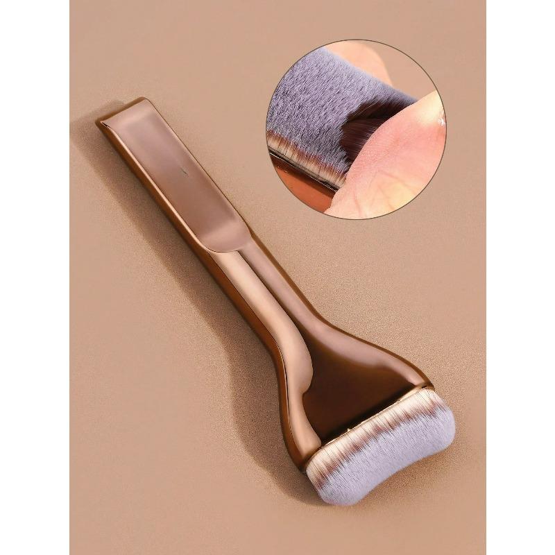 1 Stück weiche Reise-Kosmetikbürste Professionelle Make-up-Bürste Foundation-Bürste Gesichts-Bürste Puder-Bürste Detailbürste für flüssiges Make-up Bürste