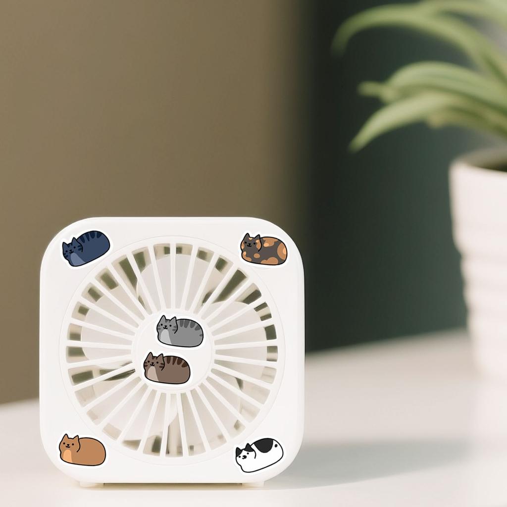 Cute Cat Sticker Roll 10 Styles Cute Cat Sticker Kids Cat Party Gifts Cute Animal Stickers Vinyl Waterproof Stickers Cute Sticker Pack