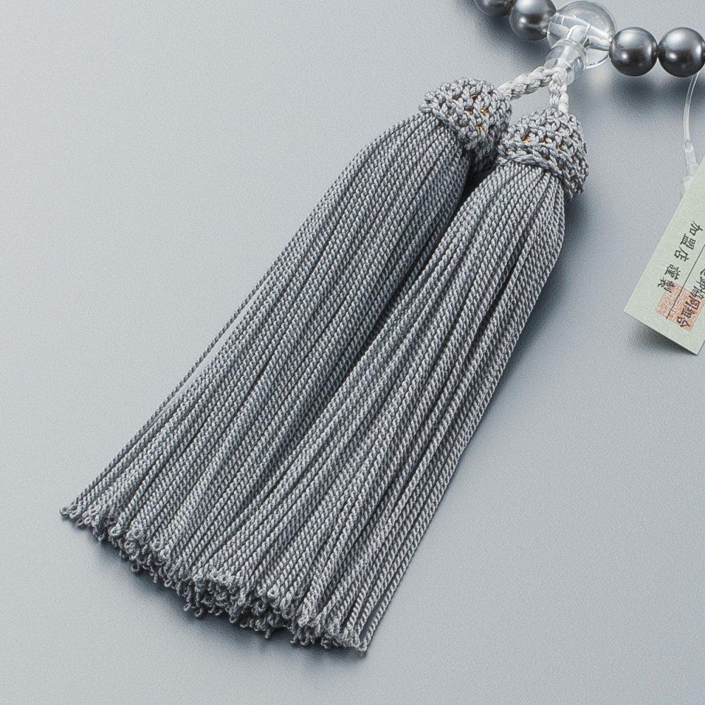 Altar Shop Takita Kyoto Prayer Beads for Black Shell 7mm Tassel with Bead Bag Prayer Beads that Can Be Used by All Certificate Included [Buddhist