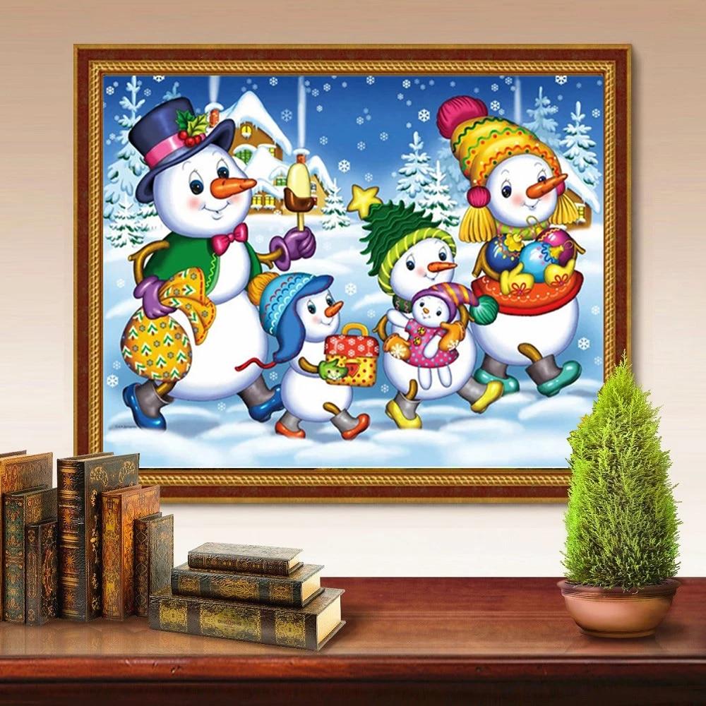 Amemny Kit De Peinture Diamant De Noël 5D Pour Adulte Avec