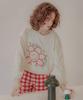 Seondeilaunji Women'S Red Check Mildwear Long Set Swjjaup0040 Swjjapt0036