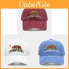 Bear Embroidered Baseball Cap With Sun Protection For Casual Outdoor Activities