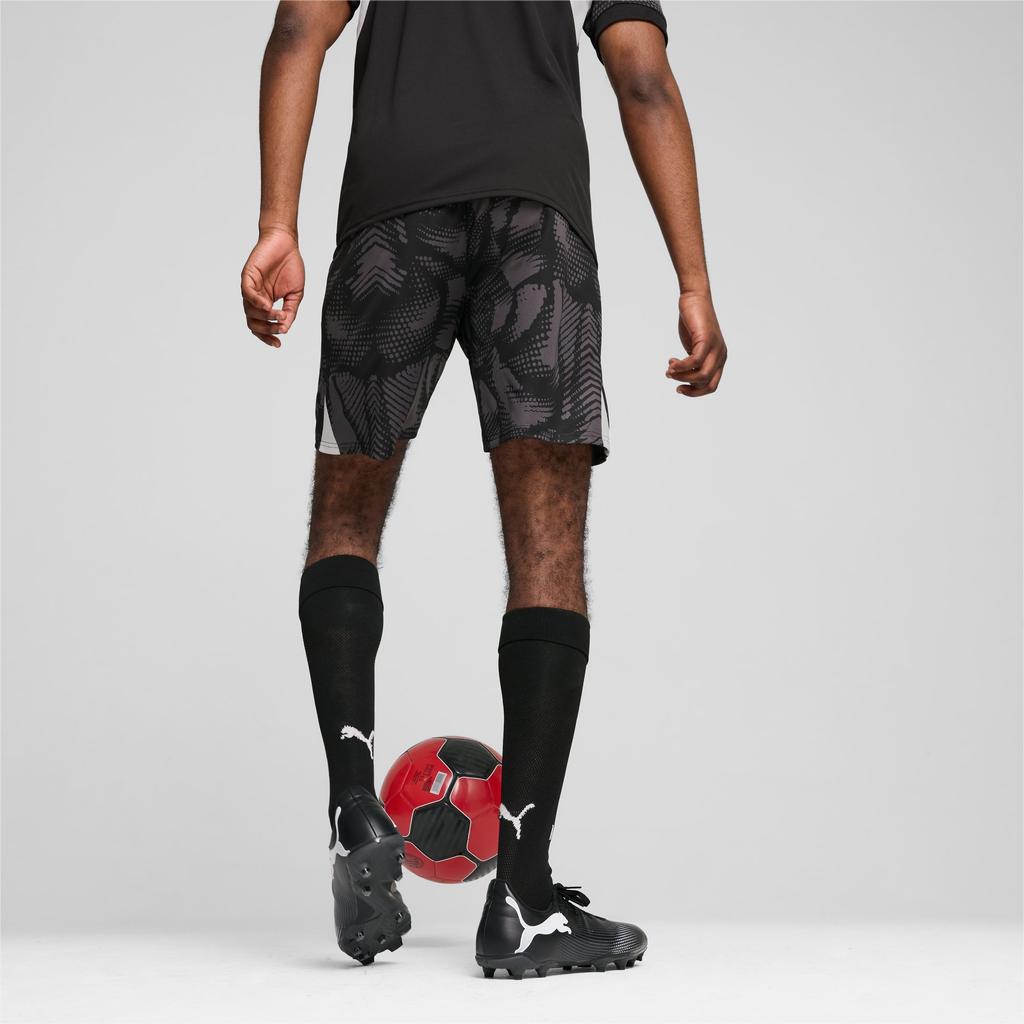 Puma Ac Milan Collection Ss24 All Over Print Comfortable Quick Dry Mid Rise Sports Shorts Men shorts Black 775124-27