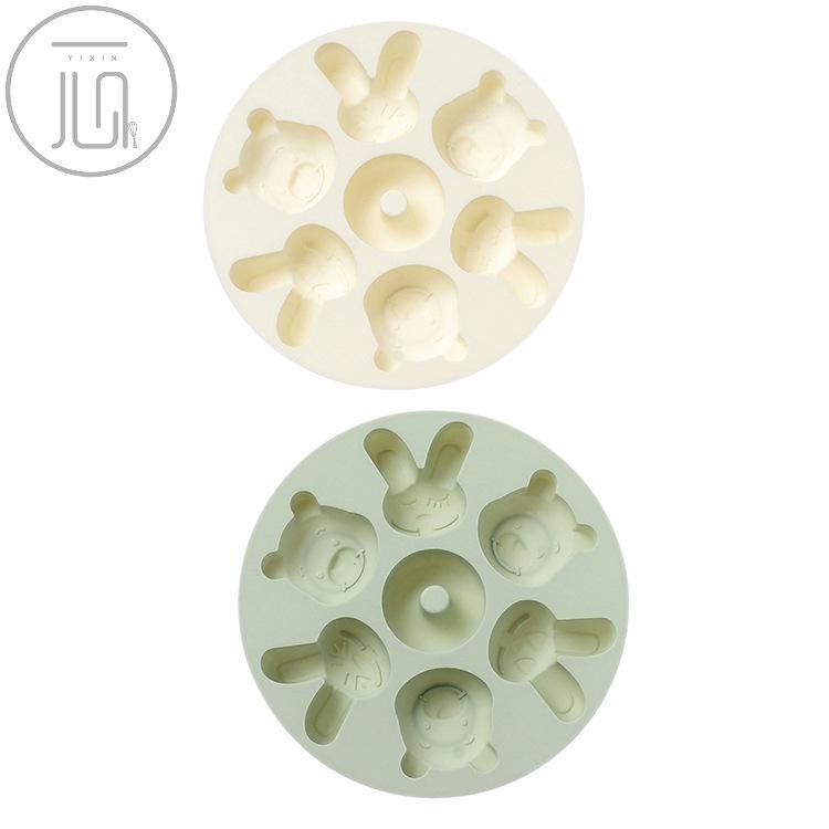 Cartoon Silicone Mold Cake Baking Mold Handmade Soap Chocolate Ice Mold Cake Rice Cake Mold