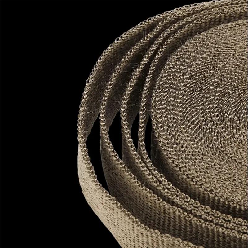 10M Motorcycle Exhaust Thermal Tape Header Heat Wrap Manifold ulation Roll Resistant with Stainless Ties Motorcycle Parts