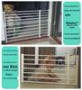Indoor Pet Barrier: Removable No-Drill Dog Gate for Stairs & Balconies