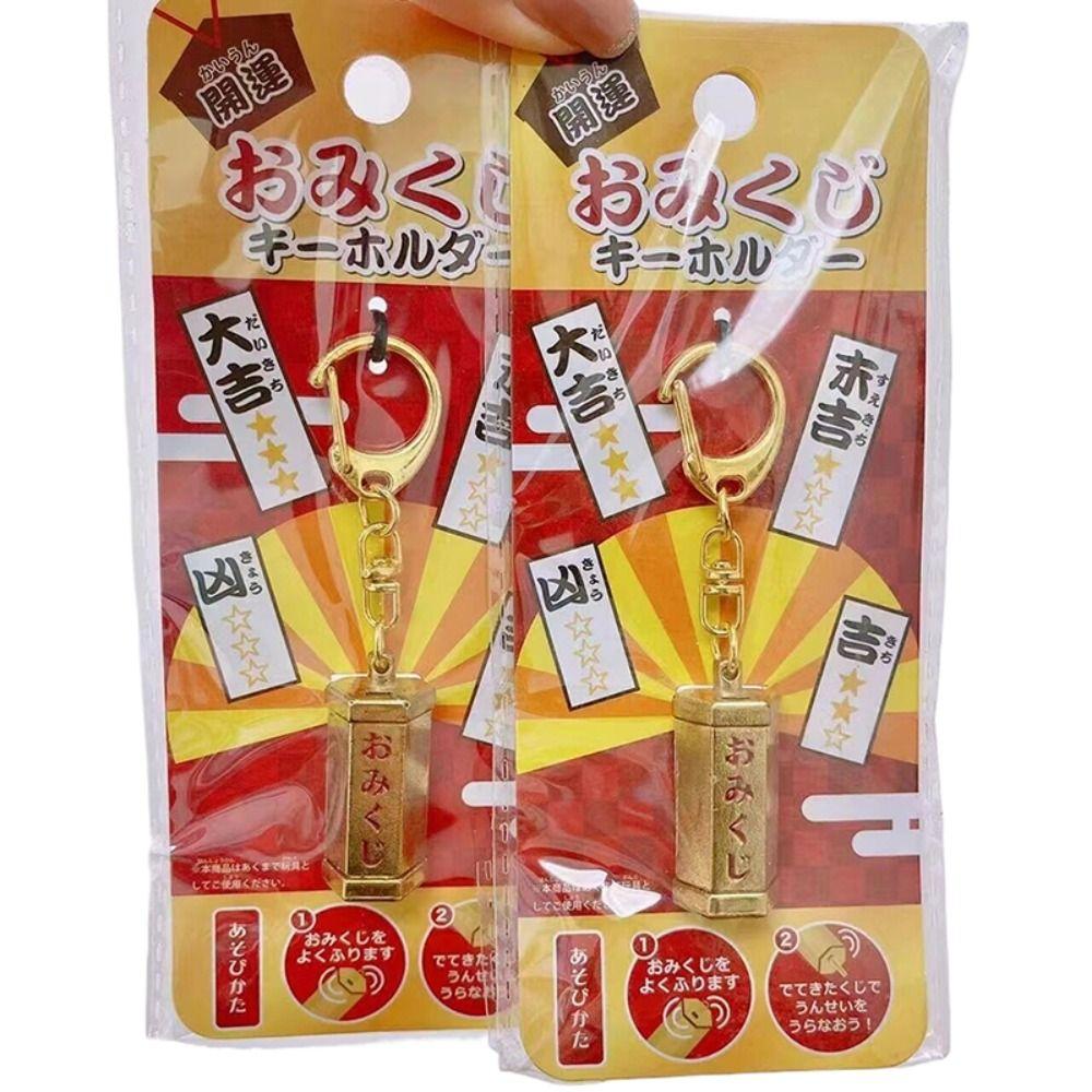 

Good Lucky Request Signature Keychain Bag Pendant Pray Fortune Keyring Women Men 1 piece