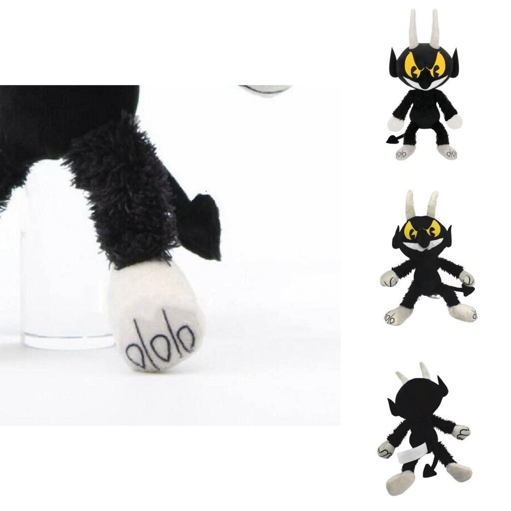 Adorable Cuphead Mugman Devil Boss Plush Toy Stuffed Animal Doll For Kids Baby Xmas Gift Decor