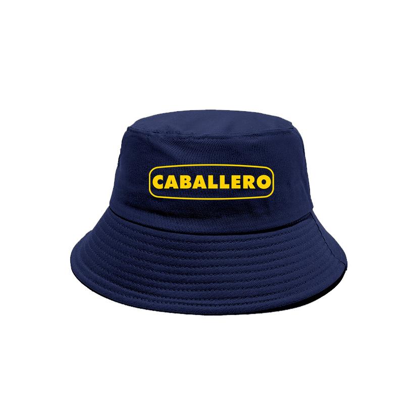 Caballero Bucket Hat Cap Unisex Women Unisex Panama Cap Outdoor Summer Cotton Caballero Motorcycle Bob Caps MZ