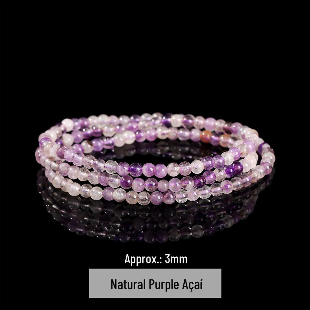 Jingde Natuurlijke Kristal Meerrijige 4mm Stenen Kralen Armband Collectie Cadeau