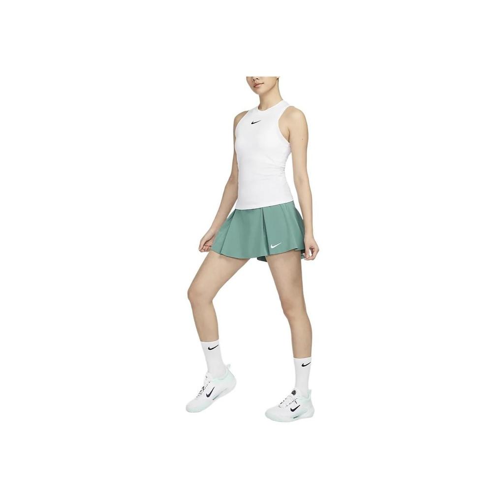 Nike Dri-FIT Advantage Dames Tennisrok Bicoastal White Voor Dames DX1422-361