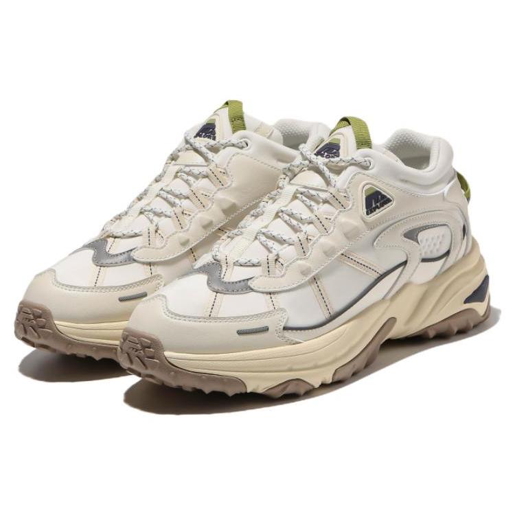 FILA Explorer Rock Blunt Textile, Leather Low top Casual Shoes Unisex Beige Korean Style 1JM01763E_924