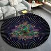 1pc Meditation Lotus Pattern Round Floor Mat, Non-slip for Living Room Bedroom Chair Carpets Home Decor Gifts, Home Decor Room Decor Outdoor